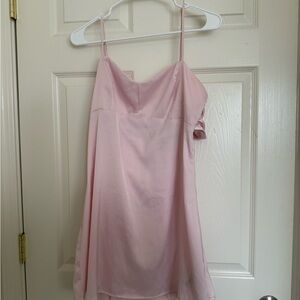 Urban Outfitters Light Pink Satin dress